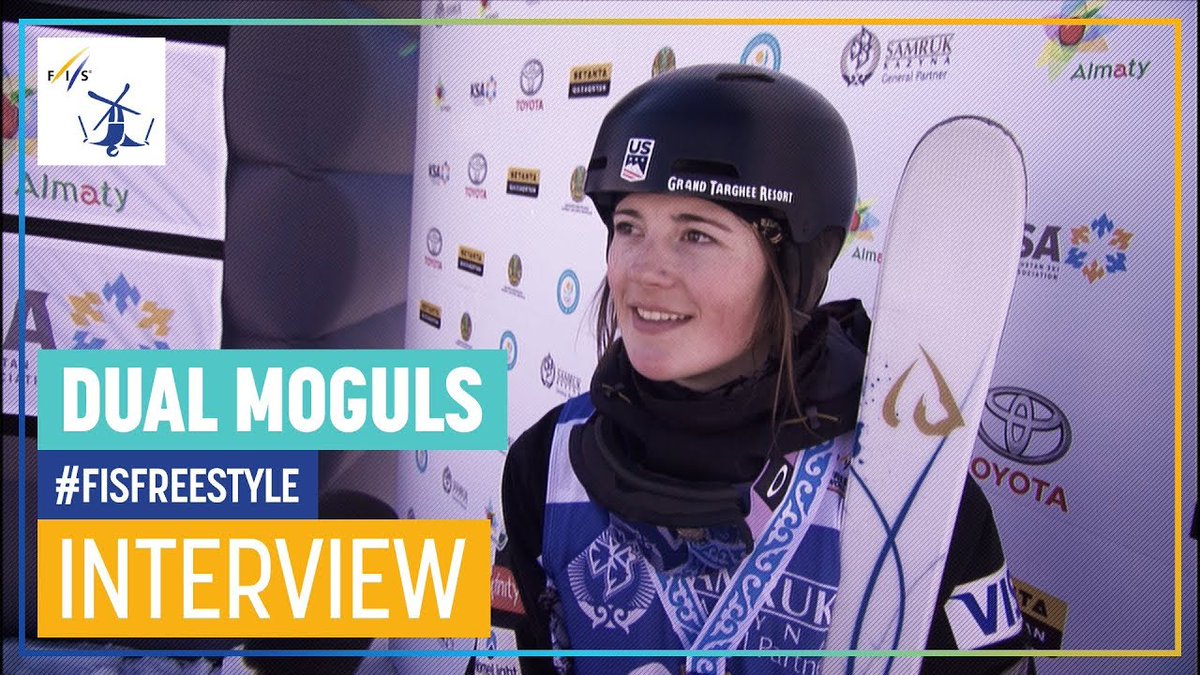Jaelin Kauf | "Exhausted but super stoked" | Women's Dual Moguls | Almaty | FIS Freestyle Skiing buz.tw/c1DIc