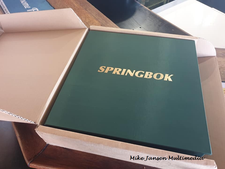 BlitzBokke's tweet photo. With all the sport suspensions, I fully plan on finishing this epic #SpringbokOpus

All 10kg of a book! https://t.co/MuyF2cmcAI