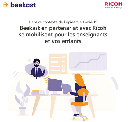 ricohfrance's tweet photo. #Ricoh et #Beekast se mobilisent pour l'#éducation
Vivez 💪Gratuitement l’expérience de l’enseignement à distance en classe virtuelle - jusqu'à 50 élèves 🚀
https://t.co/wKYNCgwnip https://t.co/pYJ7zAN2Yp