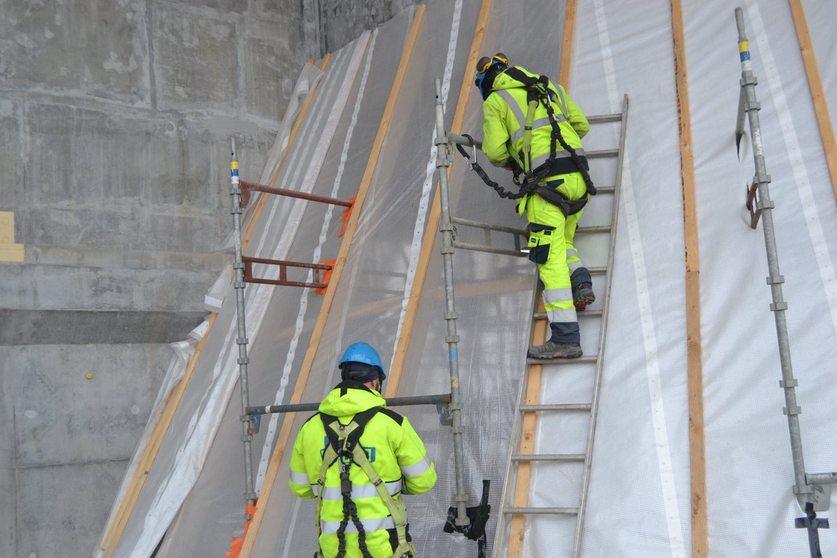 JohnWomersley's tweet photo. A reminder that it's not all work from home: here's a big shout-out to the @essneutron colleagues fully engaged today in hands-on work moving the project forward.  Thank you and stay safe! https://t.co/skCCxsK265