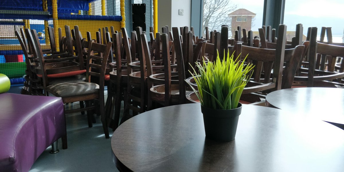 We've been keeping ourselves busy this week by spacing out our tables to create distance. Furthermore, making our new chair storage area look pretty👸