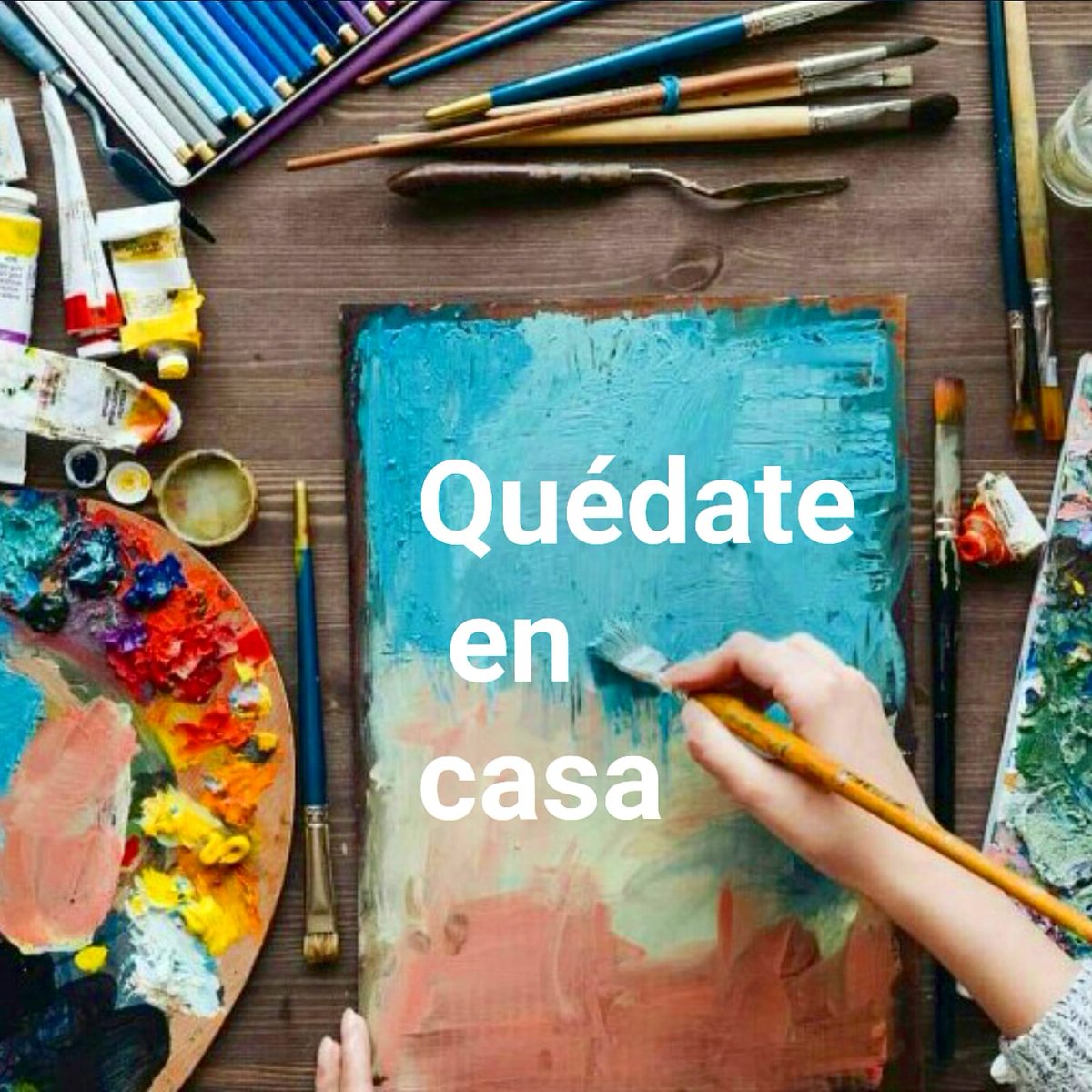 PainterValles's tweet photo. Cuarentena por #coronavirus No salgas ! #QuedateEnCasa https://t.co/L9iaG0ksul