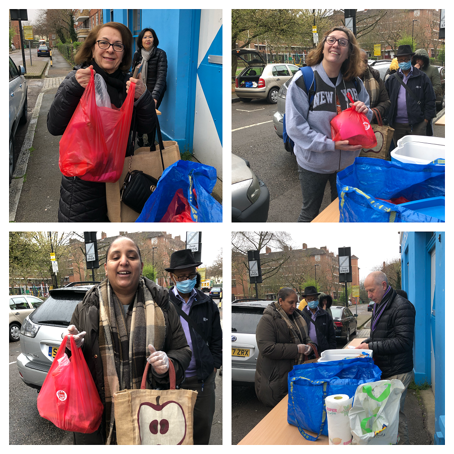 EH_Highbury's tweet photo. The happy faces of the people who came to pick up a ยฃ3 bag from @BagsofTaste at @EH_Highbury today. We need to show all the positive acts of kindness. Let's keep it going @IslingtonLife #positivevibes #communitymatters #everylittlehelp #workingtogether #peopletogether https://t.co/c5gPpf6VtH