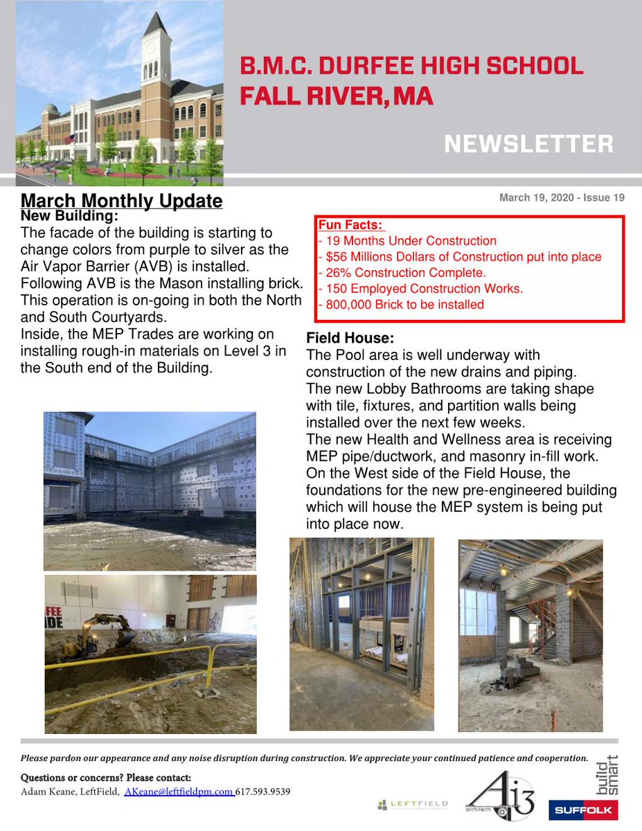 DurfeeRising's tweet photo. March Newsletter! @FRPSsupt @SuffolkBuilds #Durfeerising #buildingfutures https://t.co/RuAX6mvwWq