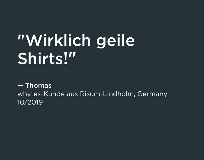 whytesCo's tweet photo. 😊😊Thx. a bunch Thomas! #perfectWhiteTshirt #madeInGermany #PremiumQuality #lifestyle https://t.co/XNSXa5NQ0y