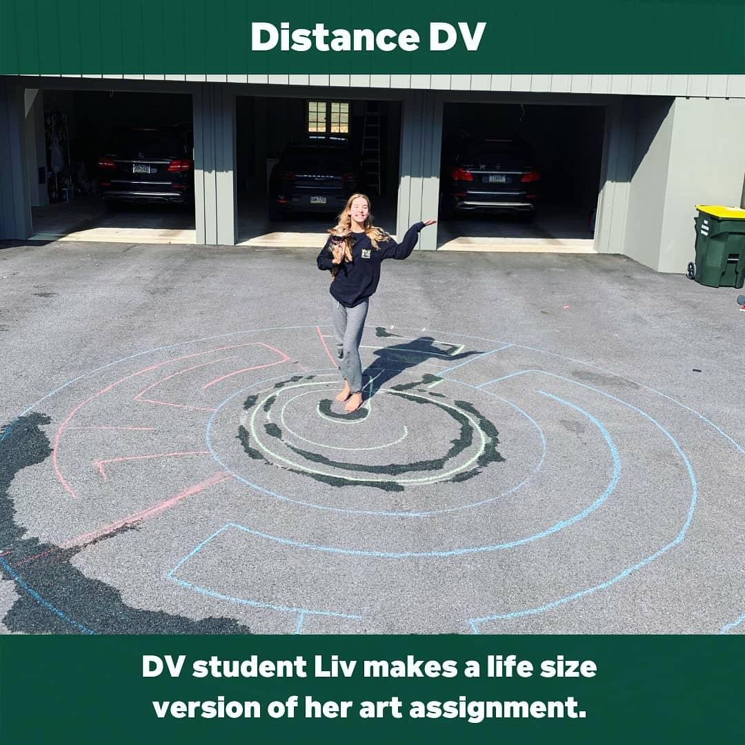 DVFSchool's tweet photo. DV students have been participating in full days of online classes since Tuesday.They are able to see and communicate with their teachers and classmates.Teachers have adapted their lessons and students have fully embraced learning in this new space.#DistanceDV #distancelearning https://t.co/N99dIji6ru
