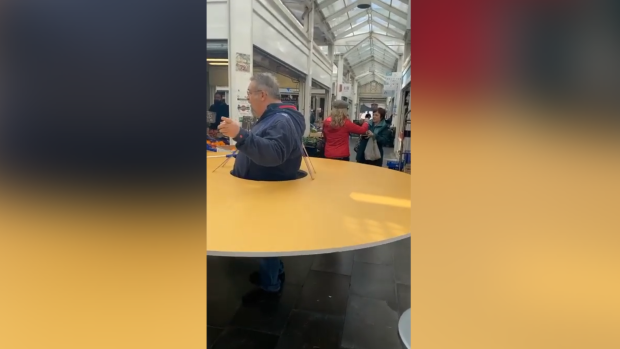 Italian man wears homemade social distancing apparatus ctvnews.ca/health/coronav…