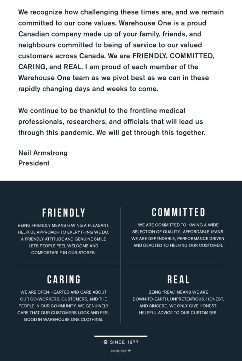 Our physical stores are closed until further notice but our online store is open 24/7. Stay safe 💙 We will get through this together.