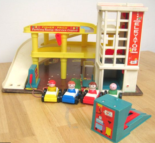 <a href="/Super70sSports/">Super 70s Sports</a> Hunh!  There was a line up at the Fisher Price garage!