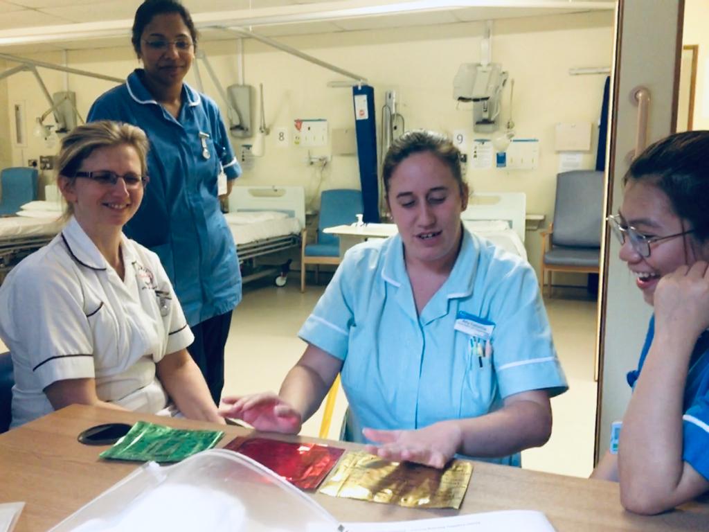 Acute Frailty Unit <a href="/HHFTnhs/">Hampshire Hospitals</a> not letting current events stop them learning new skills to care for their patients @TVN_HHFT 👏