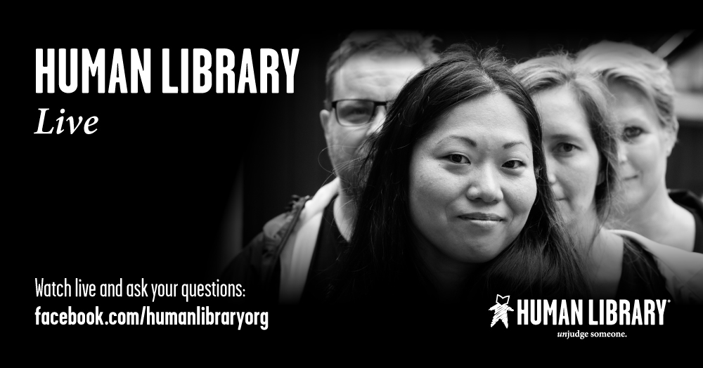 Join the Human Library LIVE and challenge your stereotypes and prejudices about schizophrenia. #unjudgesomeone #mentalhealth #humanlibrarylive #tonight