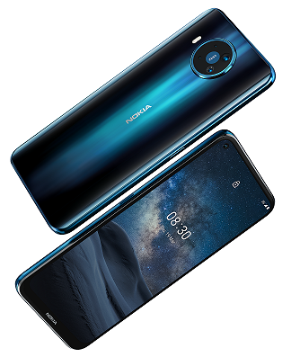 Stuart_Robinson's tweet photo. HMD Global announces the beautiful new Nokia 8.3 5G, powered by the Snapdragon 765G processor for €599. It's not the first, nor the cheapest. Oppo Realme X50 5G at ~€320, and Xiaomi Redmi K30 5G at ~€260, both have SD765G. But the Nokia 8.3 is the first truly global 5G phone. https://t.co/oAeTcVVoSW
