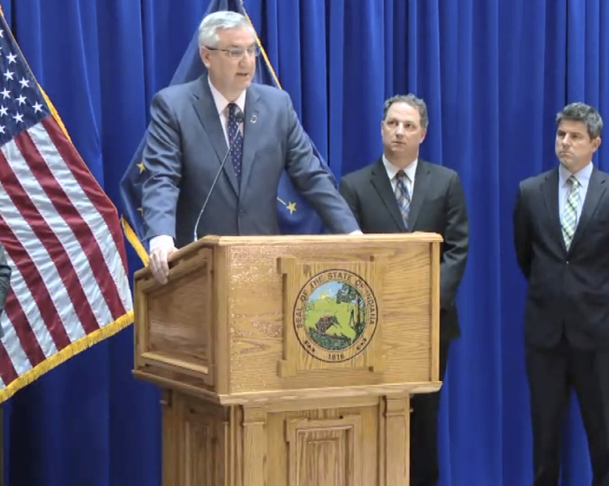 ISTAmembers's tweet photo. Gov. Holcomb has announced today that all public schools will remain closed until May 1 and may need to close for remaining year. All state-mandated tests are cancelled for the remaining academic year. https://t.co/ILiCJlG0vz