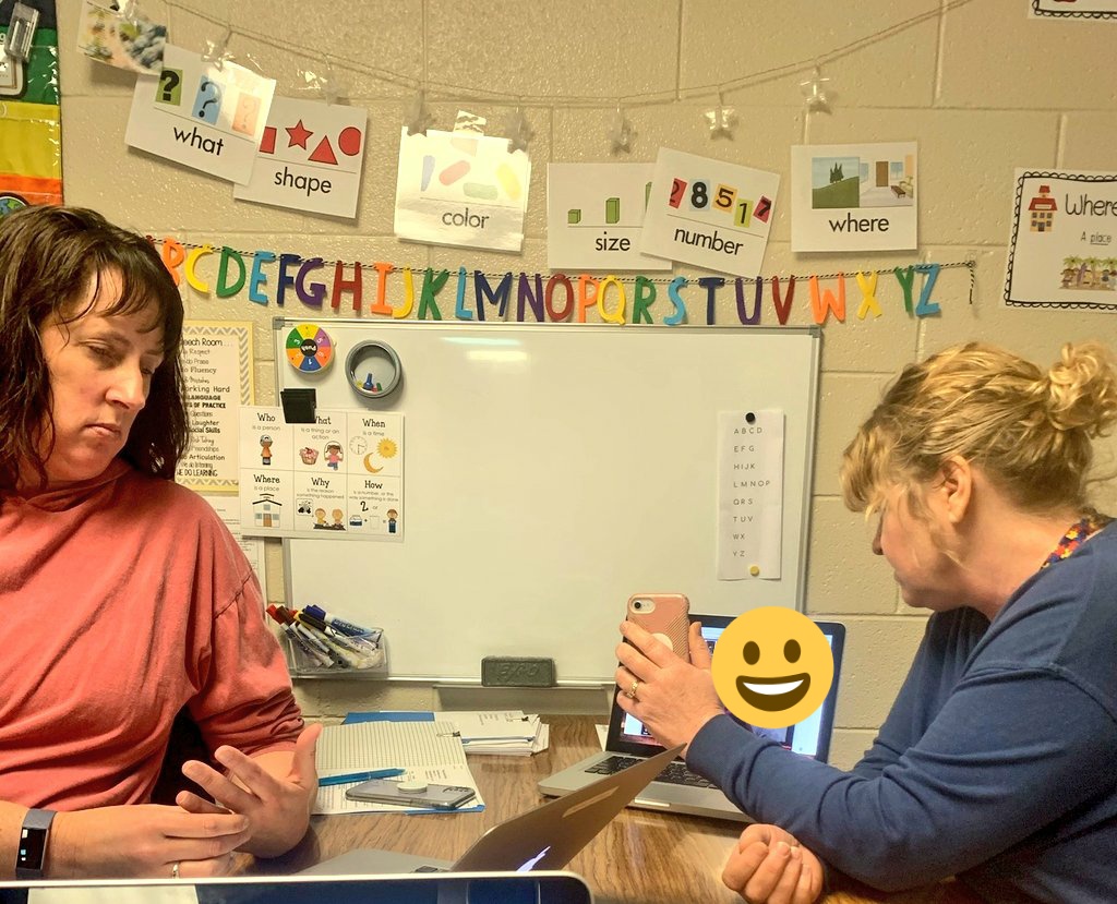 NOTHING will stop our awesome special education staff from working with kids! #lakevievikes