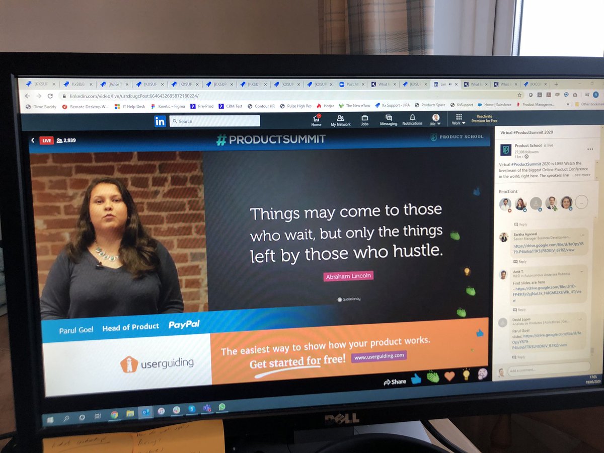 ProductRob's tweet image. Enjoying listening to Virtual Product Summit - learning new strategies about how to build and grow both products and teams.

My daughter is starting to hone her craft at a young age! 

#productsummit #productmanagement #learning 

@productschool