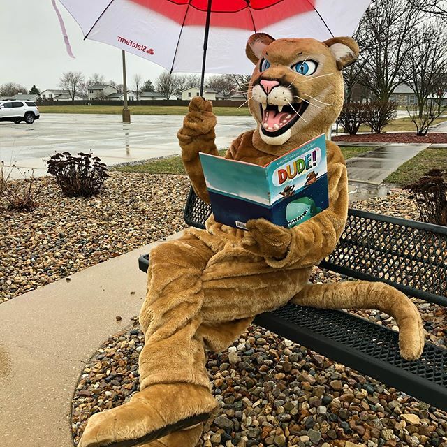 Your friendly neighborhood Puma enjoying the weather and reading a book. ift.tt/2Wtp0Va