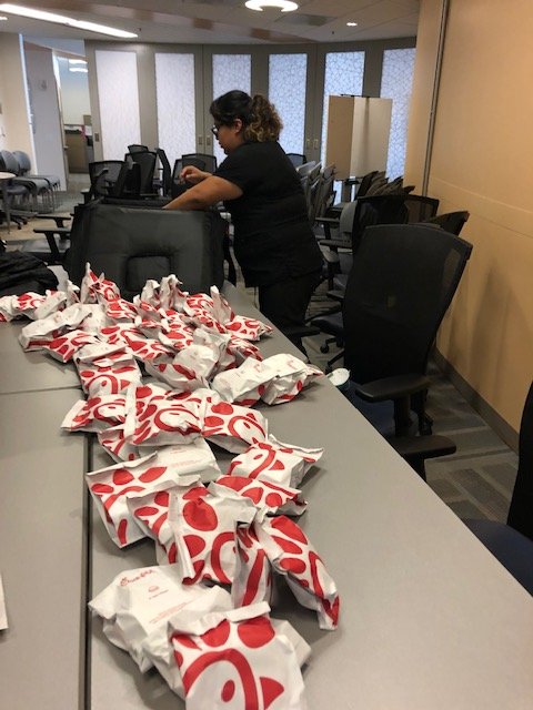 ArlFreeClinic's tweet photo. Thank you to @trygracecc for the delivery of chick-fil-a sandwiches for our staff on-site! https://t.co/hhPUj3HChK