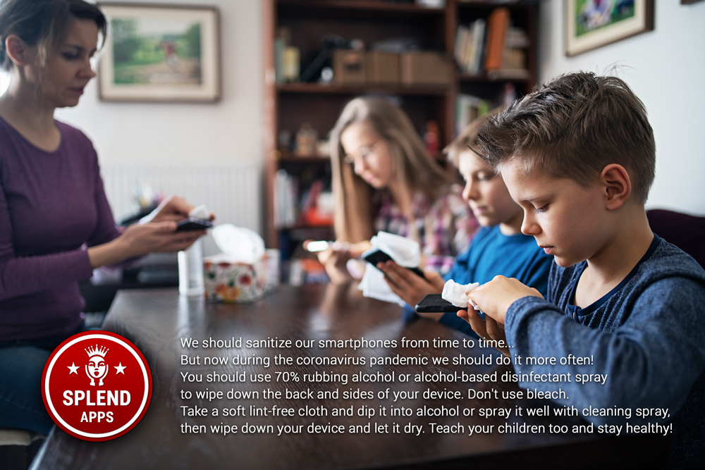 SplendApps's tweet photo. We should sanitize our smartphones from time to time...
But now during the #coronavirus pandemic we should do it more often!
#coronavirussafety #washyourhands #covid_19 #covid19 #sanitizer #beresponsible #androidapps #android #splendidandroidapps https://t.co/wTWFdOmmqx