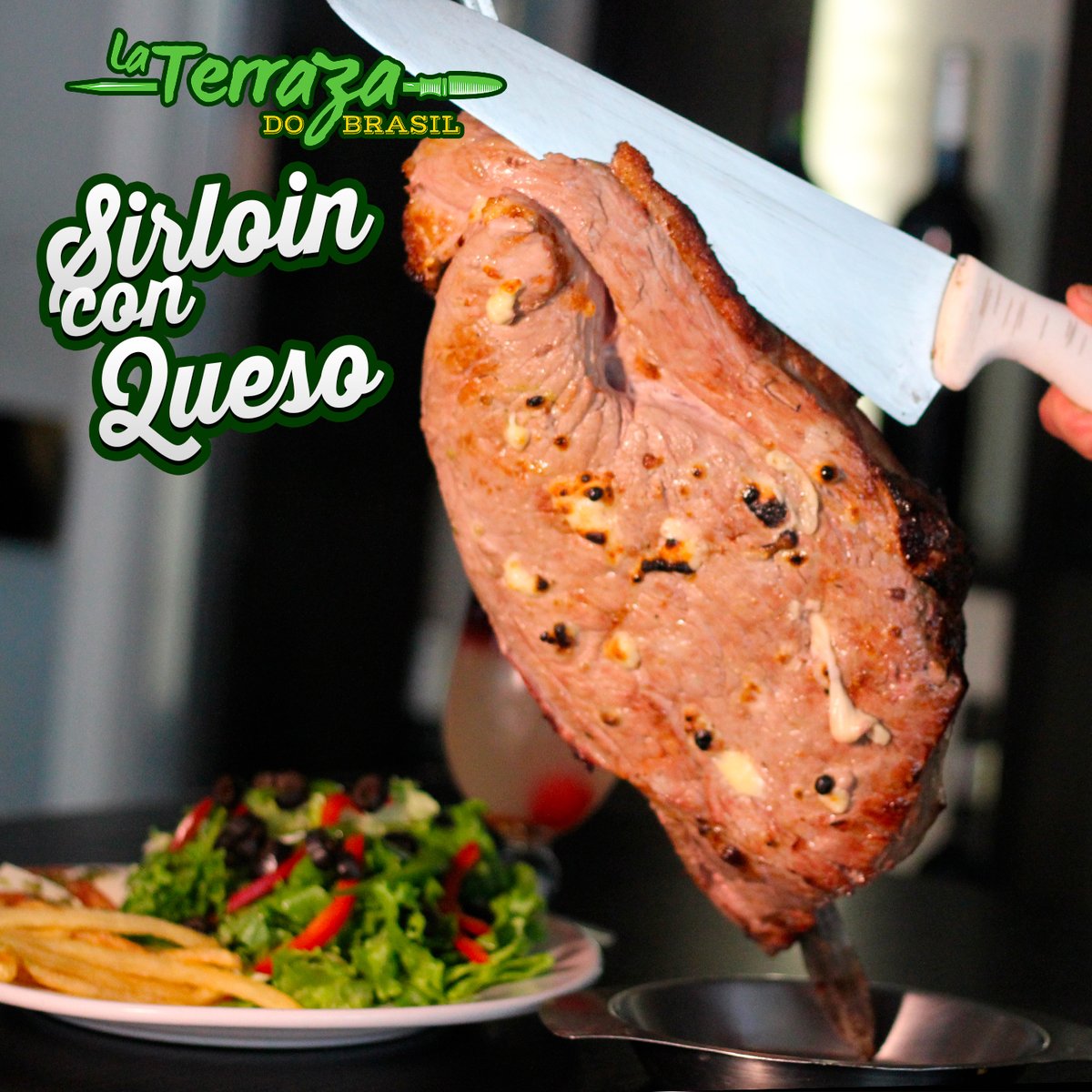 LaTerrazaDB's tweet photo. El #SirloinConQueso es uno de los nuevos cortes premium del día que degustarás en tu rodizio. https://t.co/blQ1J3l2IV