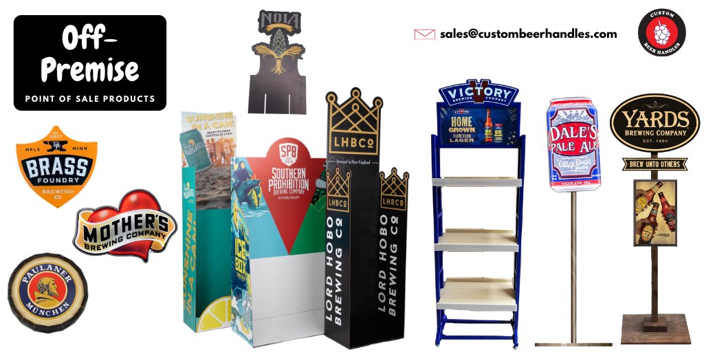 CustmBeerHandle's tweet photo. Ramp packaged sales NOW w/ #POPdisplays + #signage . Email for a FREE MOCK UP! #retaildisplay #popmarketing #beerdisplay #beerdistributor #craftbeer #smallbusiness #craftbrewery #tintackers #ledsigns #brewerysigns #brewerydisplay #beersales #SmallBusinessStrong #womanowned #beer https://t.co/PRidoLz9B4