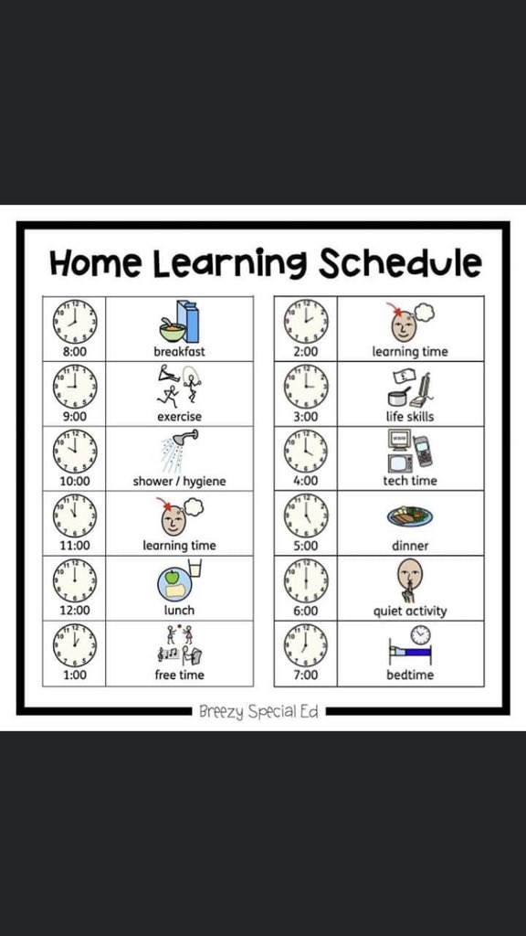 RGS_Netball's tweet image. Keeping a routine over the next few weeks is going to be essential! Here’s a little idea below...@RGS_Sport @RGSNewcastle #learningfromhome #routine