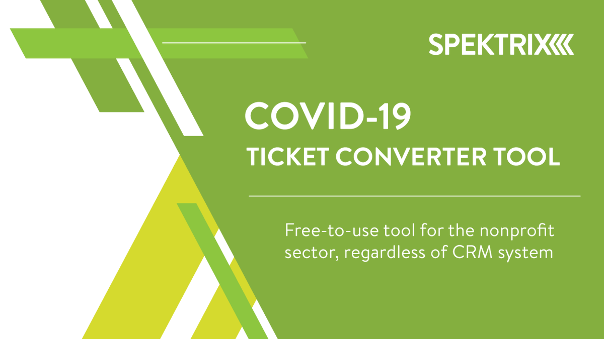 Our free Ticket Converter Tool is available to help non-profit arts organisations in the UK, Ireland, USA and Canada as they call on audiences and donors for support during #covid19. Find out more: bit.ly/3bfVvKV