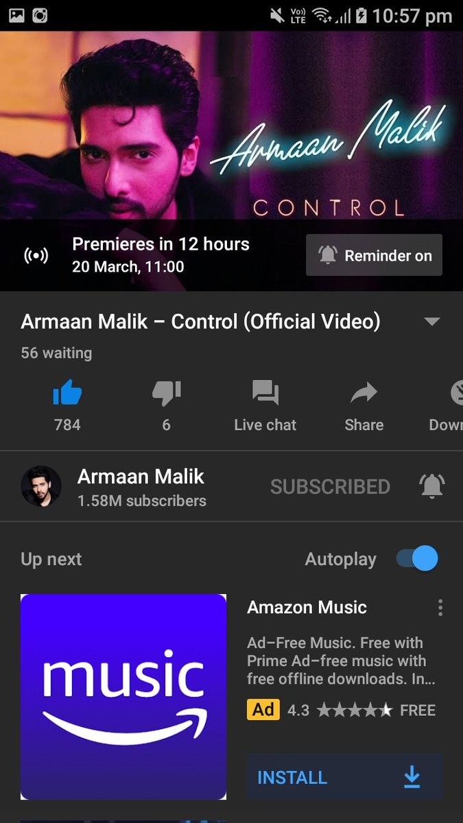 IshuChukki's tweet image. Reminder on For tomo...😍😍🔥
Wohoooo...

12 hours more..🙌

#ControlTomorrow 
#Control