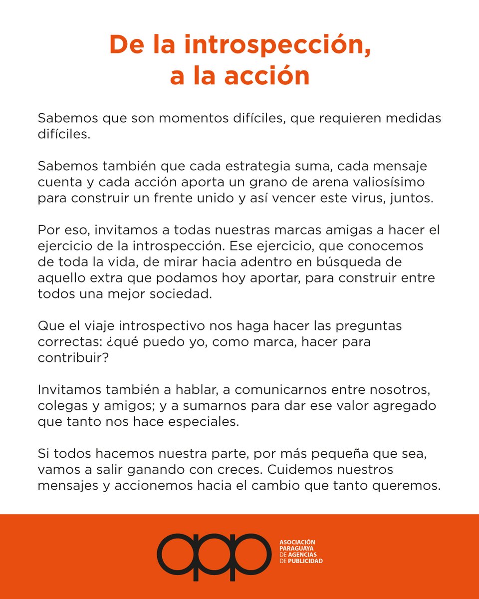 publicidad_py's tweet photo. ¡Todo cuenta!
#QuedateEnCasaPy
#APAP2020 https://t.co/VqHgaE9Q57