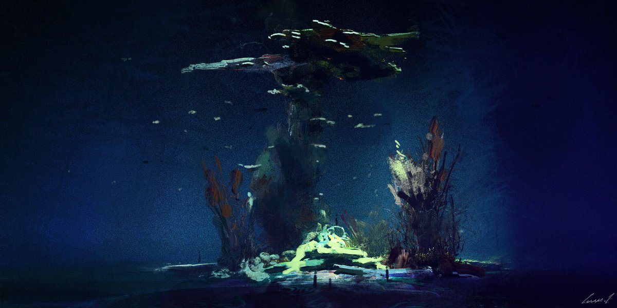 SpeedTreeInc's tweet photo. Even though #Spring has just sprung and we’re already thinking about #Summer adventures with @LouisLrnt’s enchanting, “Nëa - Underwater Exploration”

https://t.co/A5fKvp0FBj

#SpeedTree #GravitySketch #OculusMedium #OctaneRenderer #Photoshop #ArtistSpotlight #3D #CG #OverPaint https://t.co/zPNWjTYlKM
