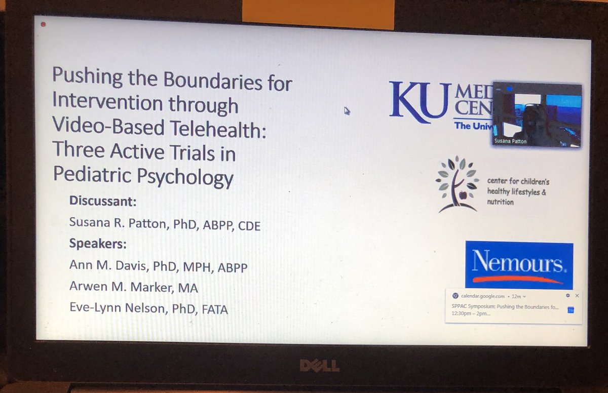 Jamie Neiman Luehring, PhD (@jamieneimanphd) on Twitter photo A timely talk given #COVID19 social distancing and efforts to move clinical services towards #telehealth practices. #SPPAC2020 #vsppac #ThisisPedsPsych <a href="/SPPDiv54/">Society of Pediatric Psychology</a> A timely talk given #COVID19 social distancing and efforts to move clinical services towards #telehealth practices. #SPPAC2020 #vsppac #ThisisPedsPsych <a href="/SPPDiv54/">Society of Pediatric Psychology</a>