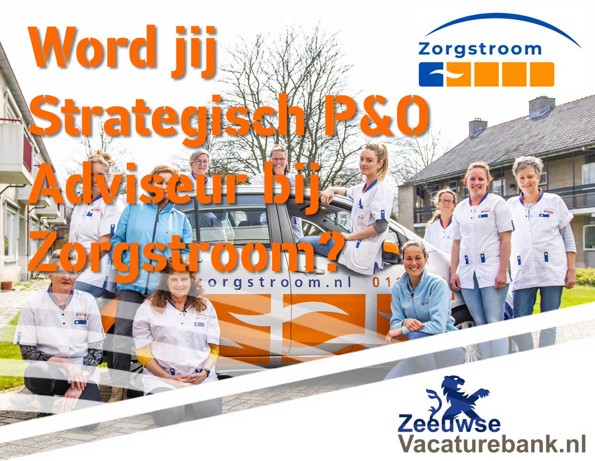 Zorgstroom zoekt een Strategisch P&amp;O Adviseur. Iets voor jou? Lees meer:
zeeuwsevacaturebank.nl/vacatures-in-z…
Zorgstroom zoekt een strategisch P&amp;O adviseur die vooral op tactisch en strategisch niveau opereert. #zorgmedewerkers #zorgpersoneel  #zeeland  <a href="/Zorgstroomop1/">Zorgstroom</a> #HRM  #HumanResources