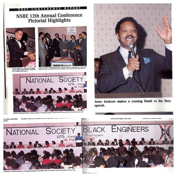 #NSBEHistory. In 1986, the National Convention returned to Region 1 and was held in Boston, MA. Jesse Jackson also gave the keynote speech at this convention. #NSBE #NSBELuv #ThrowbackThursday
