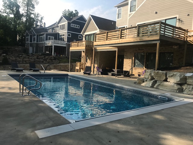#MakeoverMarch #TrueStoneThursday Another day, another amazing pool, another moment for positivity! Check out this TrueStone Pearlstone liner - love the full step too! Modish Pools  Awesome job! Can't wait to see Summer 2020! #glipools