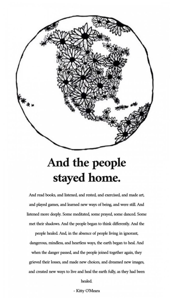 Maybe this is the break we’ve all been needing. Stay in, stay safe