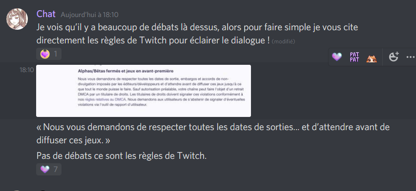 Chat Twitter પર Vous Transformez Mes Propos Et Vous Vous Enflammez Alors Que Je N Attaque Aucun Streamer Je Vous Envoie Mes Propos T Co 0q6mcgqyqo