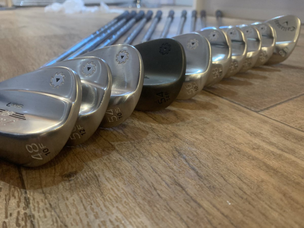 TorquayProShop's tweet photo. More bargains to be had, Titleist SM7 &amp; Callaway PM ex-fitting wedges now on sale 👇👇👇
Titleist SM7 - 48/10, 50/12, 54/10, 54/14, 56/10, 58/14, 58/12, 58/10, 60/08 &amp; Callaway- 60/12 PM Grind
Email: dh@dhgolf.co.uk - Dan https://t.co/tHdXUV7NBO