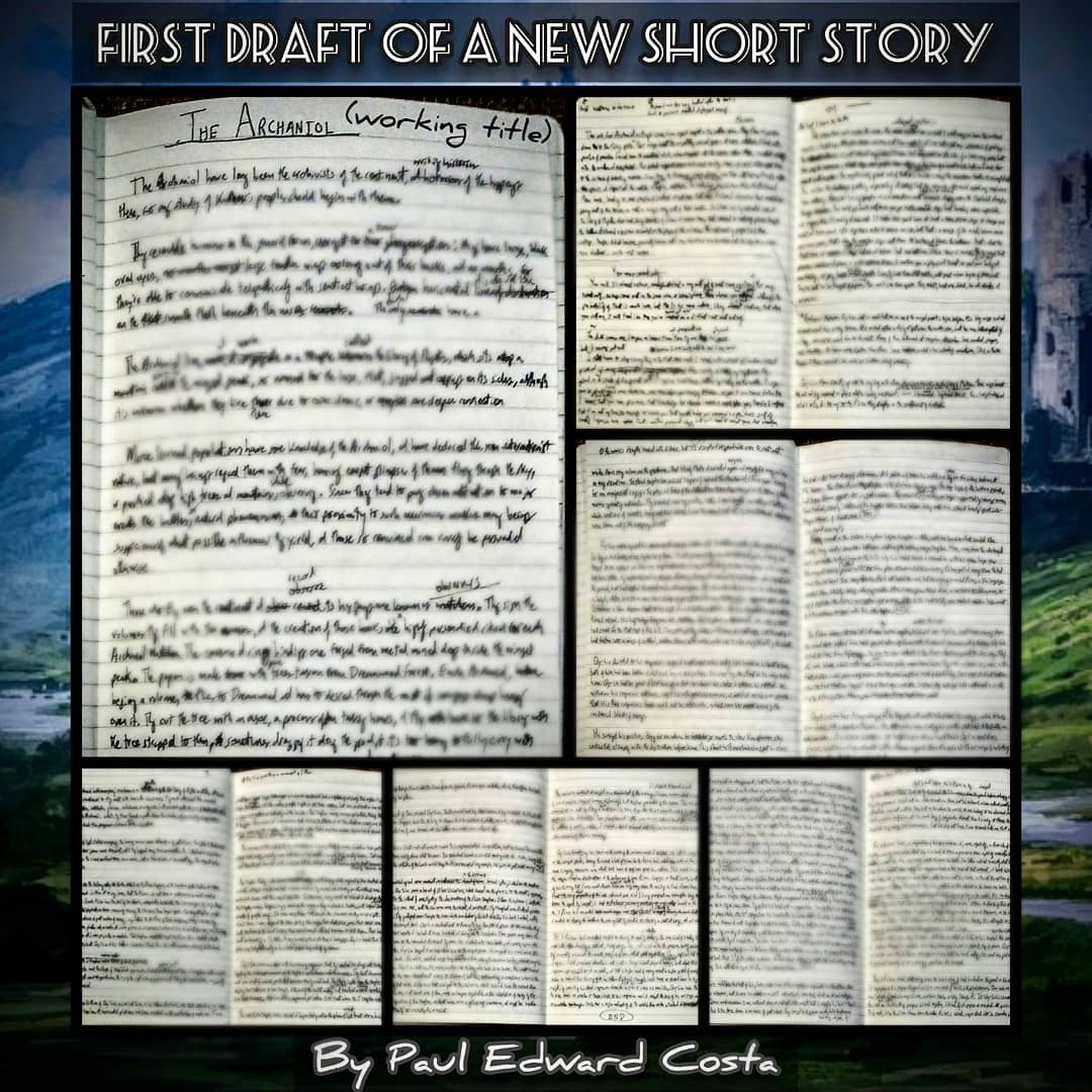 paul_e_costa's tweet image. I've managed to finish writing the first draft of a new short story during this March/Coronavirus break =)

#firstdraft #firstdraftstruggles #draftone #storyfinished #writing #writer #writinglife #writerslife #writerlife✒️ #writersnotebook #notebook #longhand
