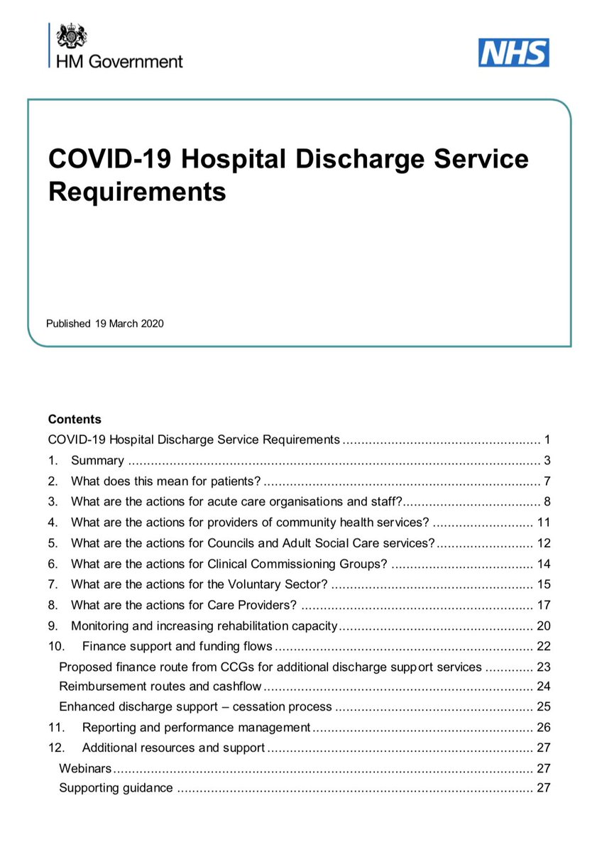 #AHPs new discharge guidance for health &amp; care in relation to #COVID19 published by <a href="/DHSCgovuk/">Department of Health and Social Care</a> today.

👀 Take a look 👉 england.nhs.uk/coronavirus/wp…

<a href="/WeAHPs/">WeAHPs 💙</a>