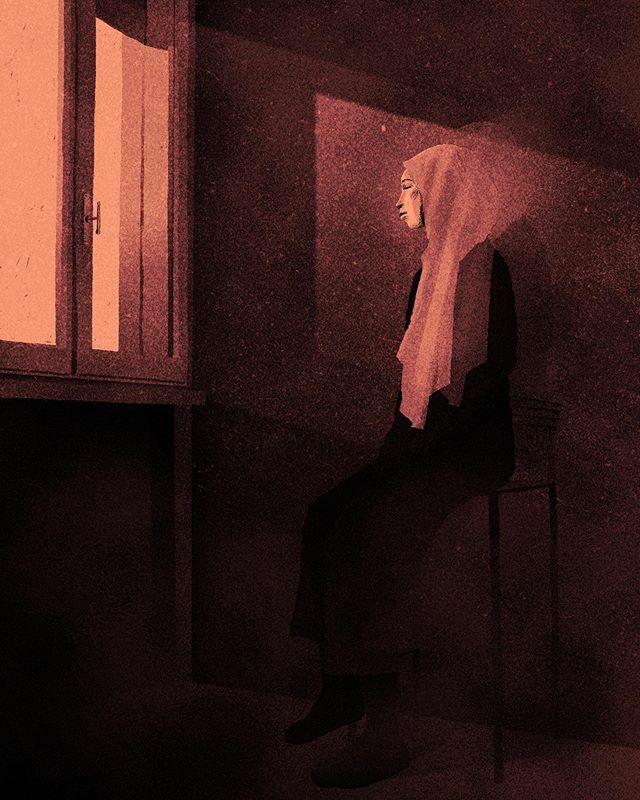 LucaXun's tweet photo. // Quarantena //
.
.
I wanted to make something in response to what is happening to Europe and the world at the moment. This image is based on the photograph with the same name by @_t_u_e_ .
It features my friend, @sarahmelawad in a moment of calm whilst… https://t.co/uLUFMGB1AX https://t.co/L88VczXa1r