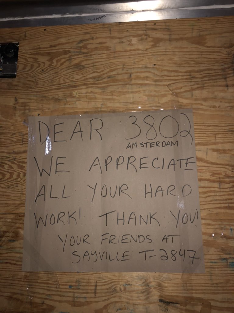 Sending some recognition “reverse logistics style” to the team crushing it at our DC. Thank you for everything you are doing behind the scenes! —Your friends at Sayville <a href="/rlomtg12/">Robert Lombardi</a> <a href="/BenjaminOnza/">Benjamin onza</a> <a href="/jengacal/">Jenna Caliendo</a> <a href="/nicoleneubauer3/">Nicole Neubauer</a> <a href="/ETLJoe2847/">Joe Roma</a> <a href="/amy_wnenta/">Amy Wnenta</a> <a href="/aef3333/">Adriana Fitzpatrick</a>