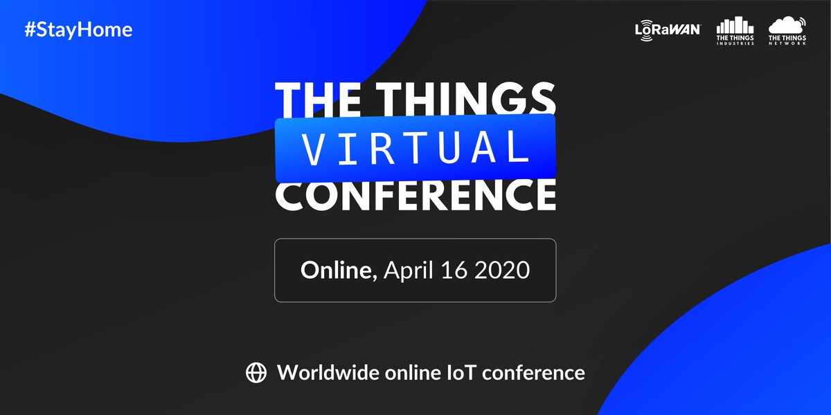 Announcing The Things Virtual Conference on April 16.

Join thousands of professionals at the 24-hour online #LoRaWAN event. Engage with the best #IoT industry experts and get access to premium workshops at the click of a button.

Register now: ow.ly/BfMo50yQ9po