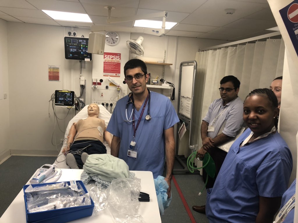 Excellent multidisciplinary #COVID19 sim in the ED <a href="/HillingdonNHSFT/">The Hillingdon Hospitals</a>. Loads of learning particularly around time taken for #donninganddoffing. Excellent work team! More sim tomorrow. <a href="/WisniackiFiona/">Fiona Wisniacki💙</a> @RanjitKooner23 <a href="/drehsanr/">Ehsan Riaz</a> <a href="/aribasu/">Ari Basu</a> <a href="/KirstyFarrell5/">Kirsty Farrell</a> <a href="/melissa_mellett/">Melissa Mellett</a>