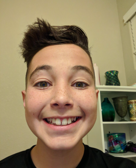 TrumanTigers24's tweet photo. THMS students participating in #VirtualSpiritWeek Aiden 8th grade and Arynn 6th grade #ThunderInAction @APSLZ3 https://t.co/ppJ6mHncoa