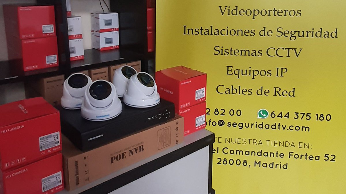 ¿Que aún no tienes equipo de vídeo vigilancia en tu hogar/negocio? en <a href="/seguridadtvES/">SeguridadTV</a> te lo ponemos muy fácil y económico!! contacta con nuestro equipo y pregunta por las ofertas en kit de cámaras FULL HD!! que no te engañen con cuotas,  vigilancia desde cualquier parte del mundo.