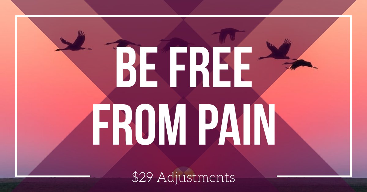 Genesis4Wellnes's tweet photo. Chiropractic care has been providing answers for back pain for more than 120 years, and yet, for some reason, many people still are skeptical. Schedule your $29 treatment and let us change your mind. #Marietta https://t.co/UTZc07fFLp https://t.co/WTTWGpWUAw