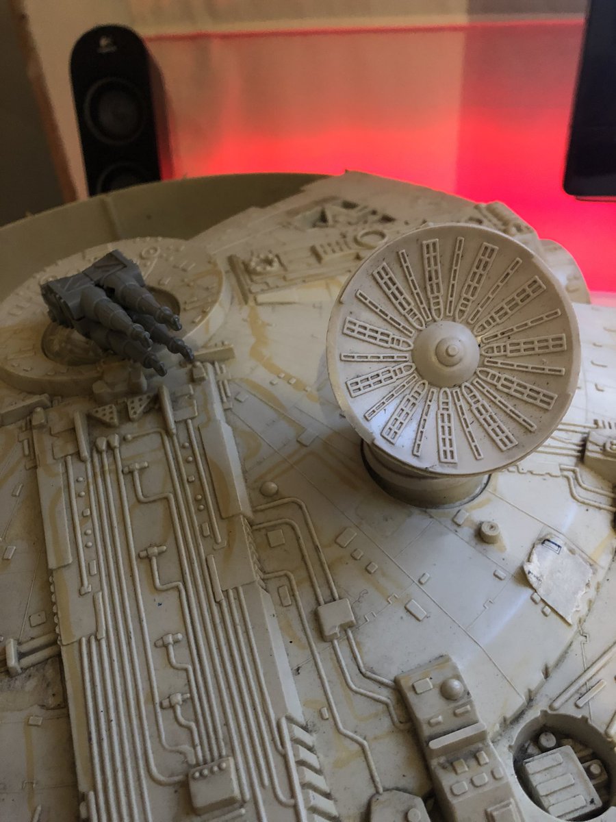 I don’t need TWO Millennium Falcons. If you’d like a 1979 Falcon, £35 plus whatever the postage is. They need a clean and a couple of bits are missing but you can buy all parts online quite cheap. Would make a fun restoration project. Please DM if you’re interested.