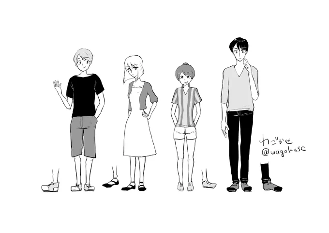 本編原稿用白黒指定。
これにさらに影やハイライトがついたりする。
今回最初からデジタルで描いてるからか前回とまた顔が変わってることに気付いてしまった。
見なかったことにしたい。
 #進捗 