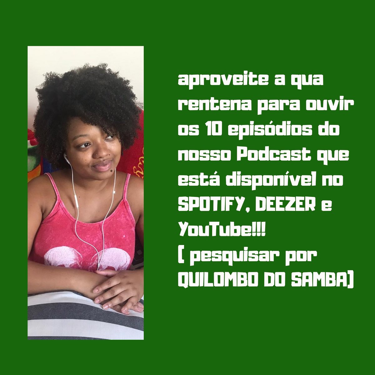 Ouça os podcast do Quilombo do Samba na quarentena !!!