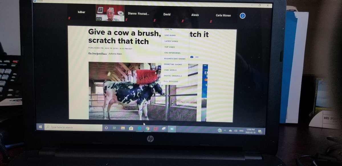 BarkwellKim's tweet photo. Loved the video of cow brushing herself @AbFarmAnimal #LCC2point0 https://t.co/fxSGhIBGti