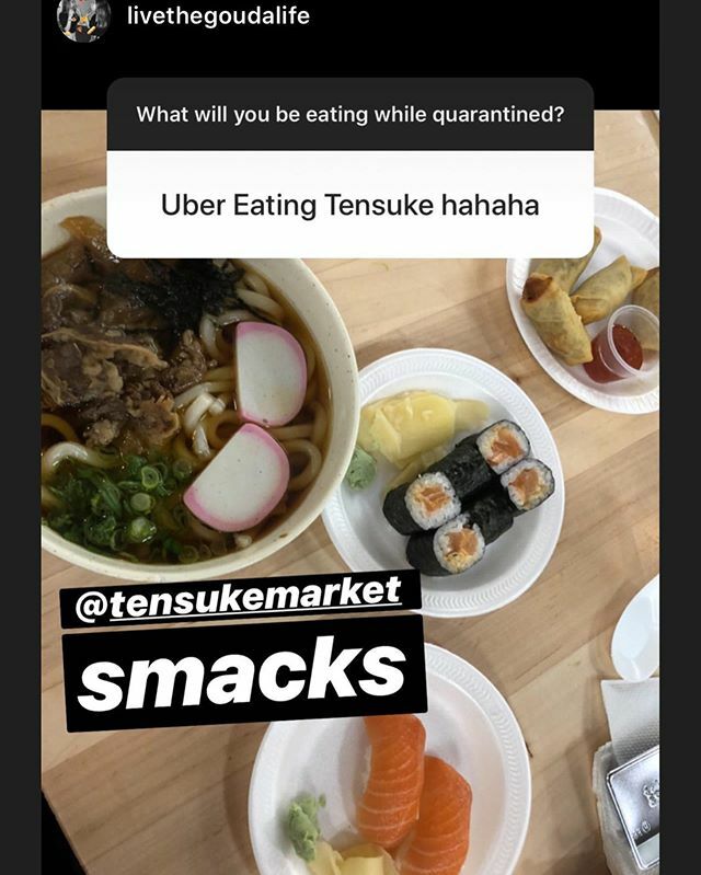 Thank you @livethegoudalife for ordering via <a href="/ubereats/">Uber Eats</a>!! Enjoy!!